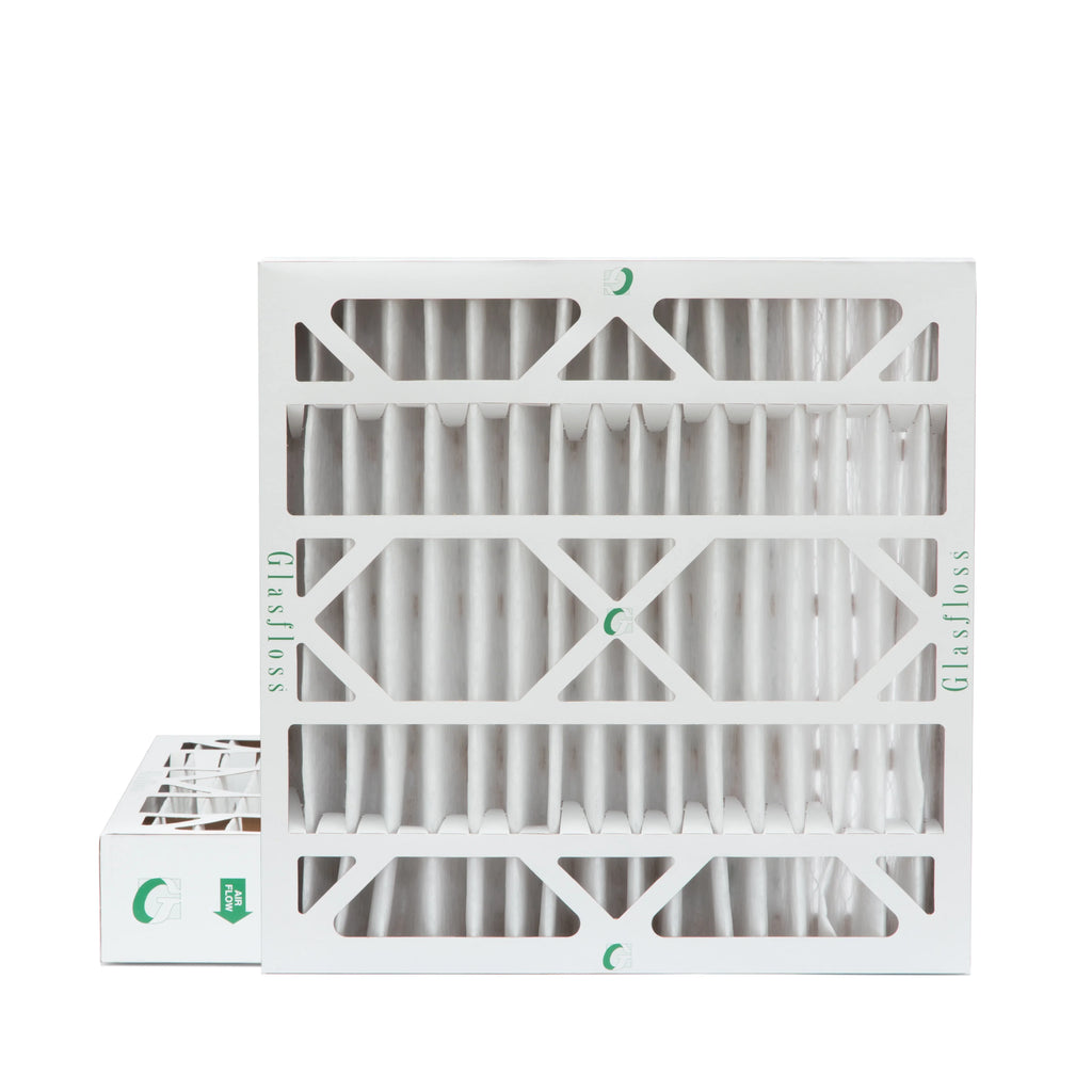 MERV Pack 20x20x4 of x Size: 19-1/2 2 Filters Inch by 13 4" Glasfloss. Pleated 3-3/4 Actual 19-1/2 x Air