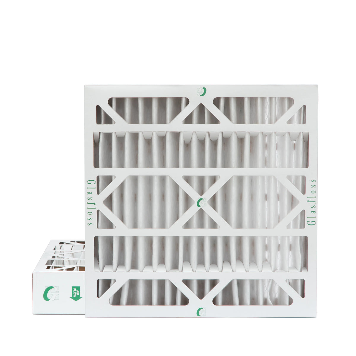 MERV Pack 20x20x4 of x Size: 19-1/2 2 Filters Inch by 13 4" Glasfloss. Pleated 3-3/4 Actual 19-1/2 x Air