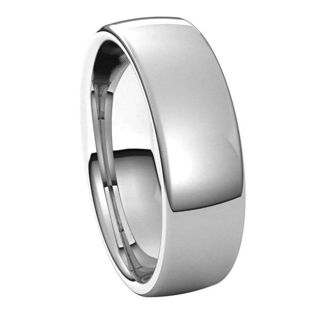 European mm X1 Band 14K 11 Size White 6 E11:1054:P