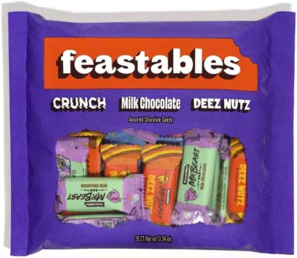 Mr. Of Bars 50 Mini Beast Chocolate Feastables Bag
