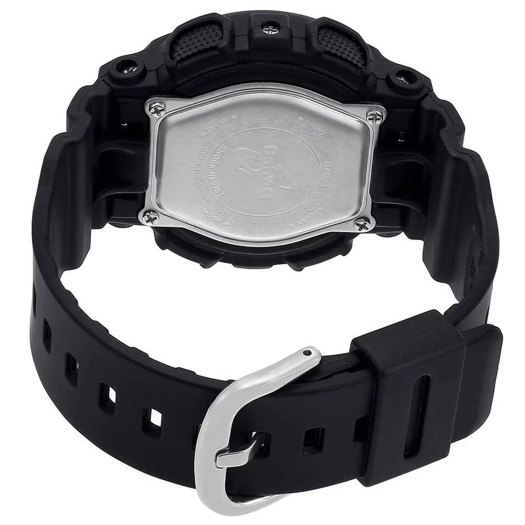 Resin Black Women's Baby-G Casio BA110RG-1A Watch 43.4mm