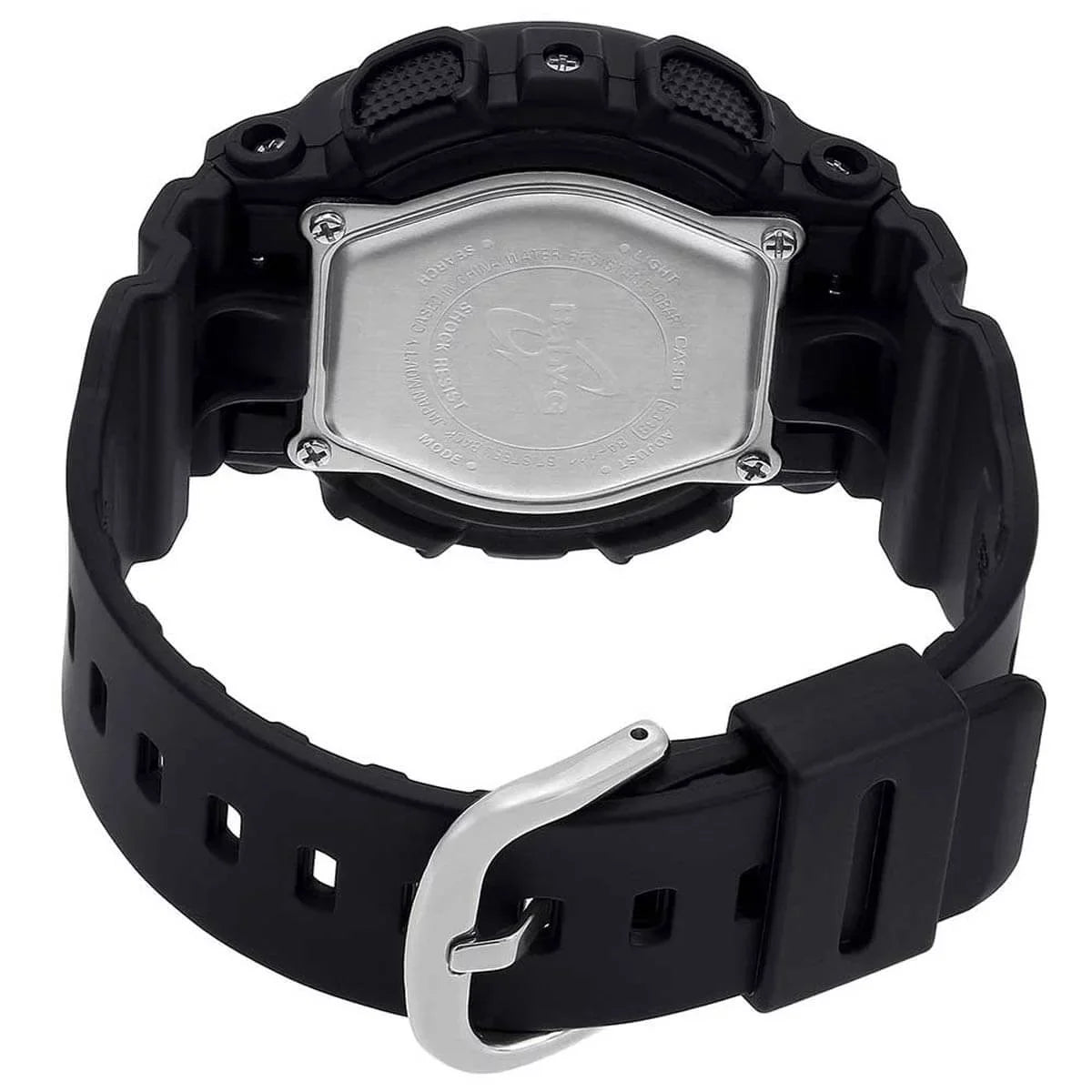 Resin Black Women's Baby-G Casio BA110RG-1A Watch 43.4mm