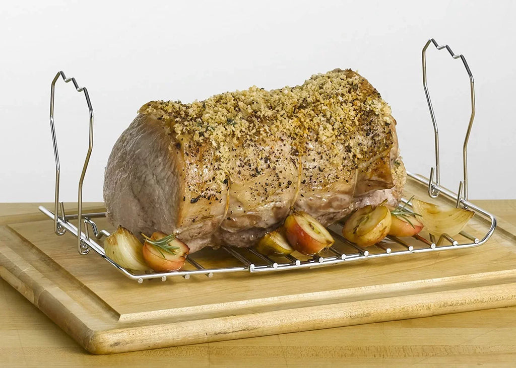 Includes Rack Collapsible 3-Tier Oven Roasting Turkey Saving (1) Oven Rack Rack Lifter Baking & For Multiple Lifter & Tasks Space Turkey Rack KOVOT | And (1) | Roasting Oven
