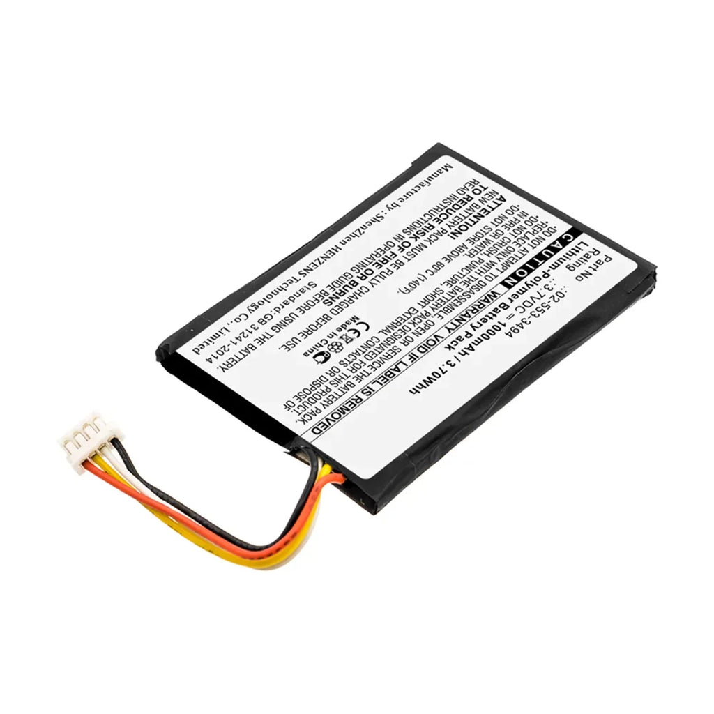 Accessories Speaker Capacity N 3.7V, Batteries Ultra 02-553-3494 1000mAh, Harman/Kardon BNA-WB-P11683 - for Li-Pol, High Replacement Battery Battery -