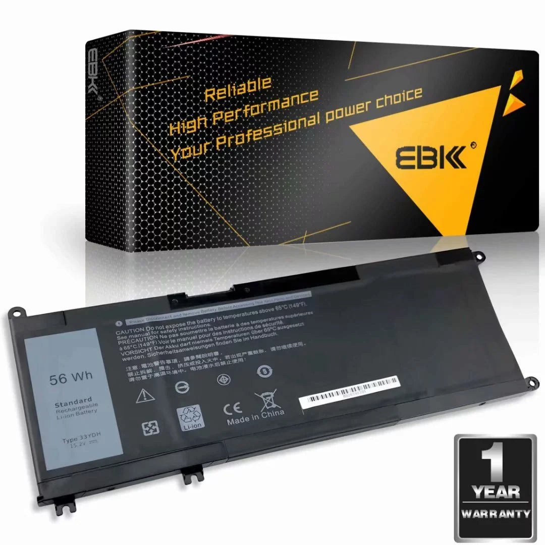 17 Dell Inspiron 081PF3 33YDH 56Wh 81PF3 7778 15.2V P30E EBK laptop by 7779 Battery Notebook