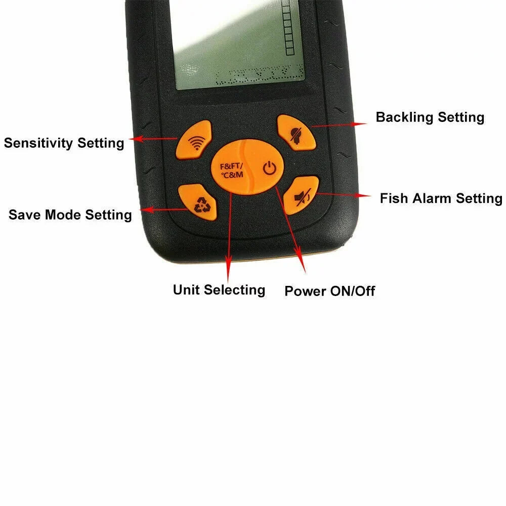 Finder Alarm Experience Sensor Enhance Sonar Your Echo Advanced Jahy2Tech Fishing Technology Fish Transducer Portable - with