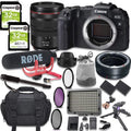 Memory, RF Kit Go with More Canon + Mirrorless & Bundle Rode Mic, Digital 64GB Video Camera EOS RP Video with Accessory Lens Adapter + Light Mount LED 24-105mm