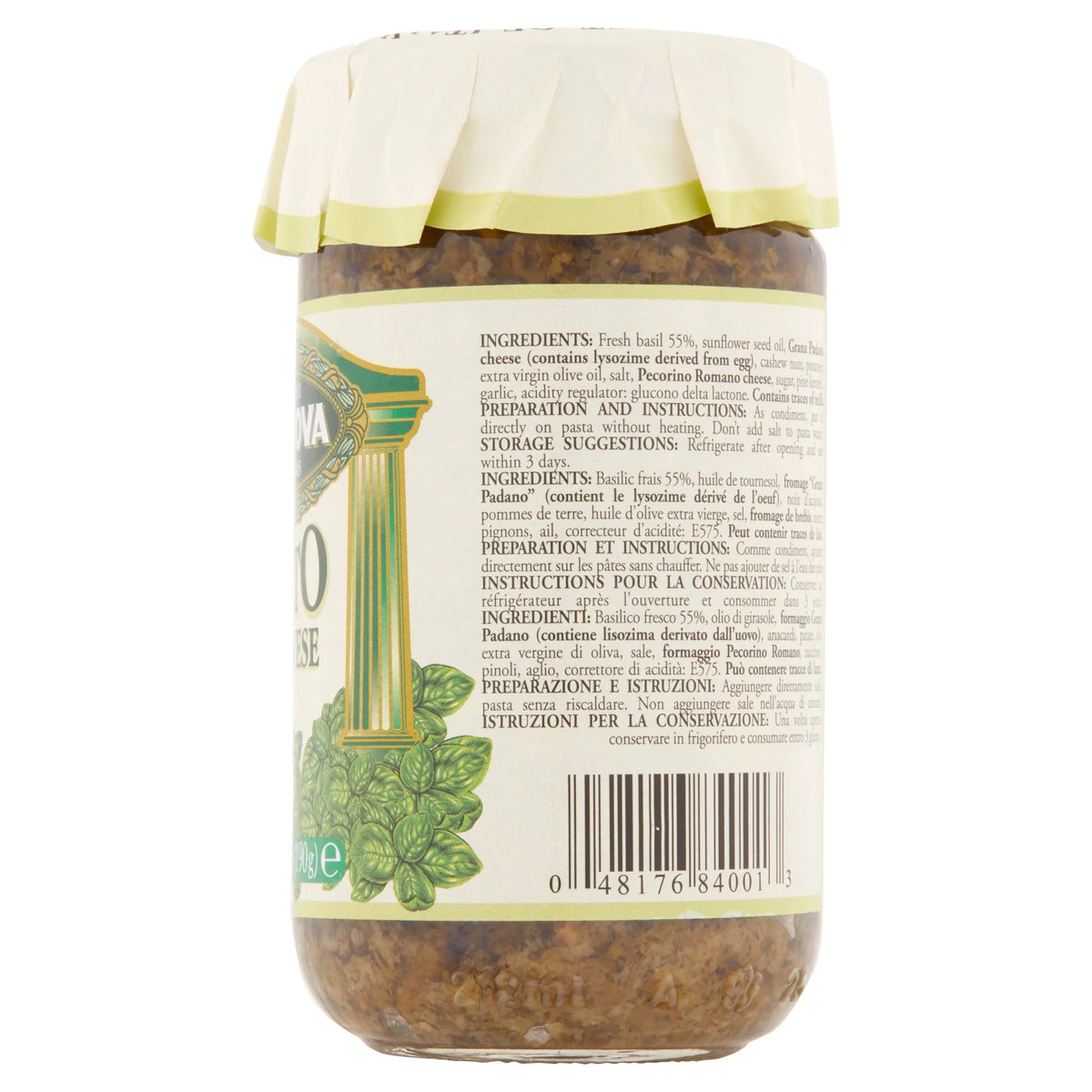 Pesto Mantova Genovese, 6.5 oz