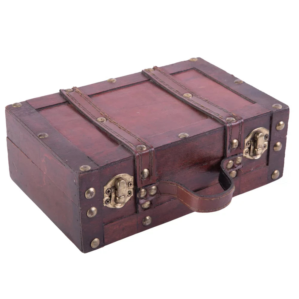 Straps Suitcase Old-fashioned Small with