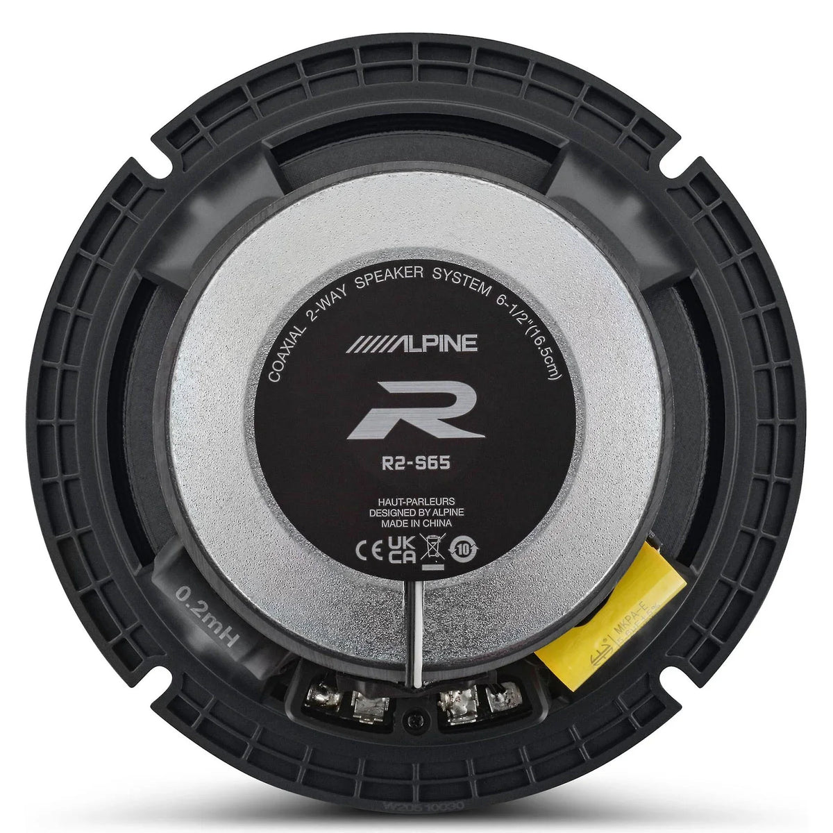 (4) Alpine R2-S65 High-Resolution 6.5" Speakers Audio Certified Car 2-Way