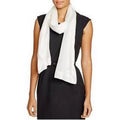 OS/White Chiffon Echo Scarf, Various Silk colors: