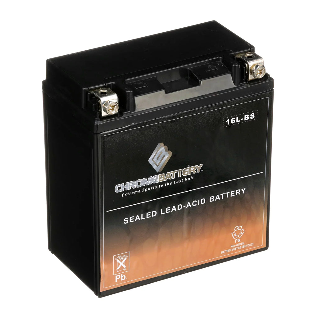 Chrome Jet 12 for Sx CCA) Js750 YTX16L-BS Volt,14 Battery 1995 (16L-BS Ah, Zx Kawasaki Ski Battery 230