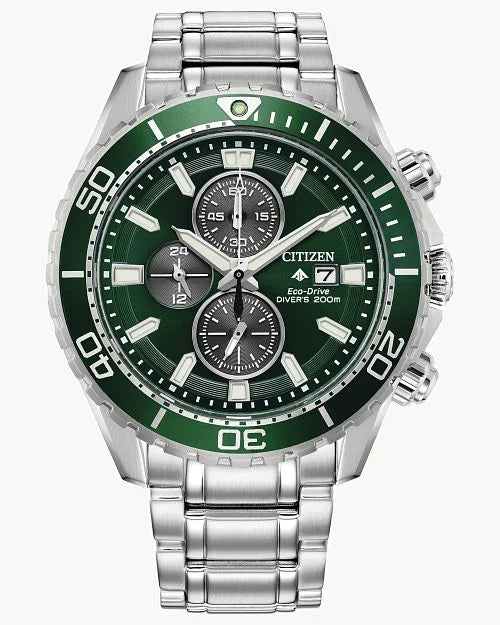 | Steel Green Promaster and 45mm Watch CA0820-50X Citizen Bracelet Eco-Drive Dive | Stainless Dial
