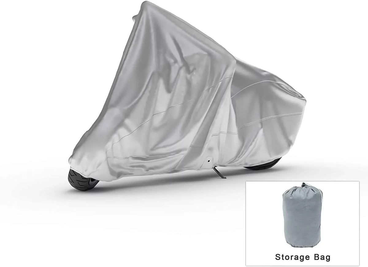 '- & Bag Compatible Securing Storage Guzzi Snow, Cover Weatherproof Protect - Moto With Motorcycle Outdoor Ii - 2017 - Water, Sun Grigio Durable - From Abs V7 Intenso Material Rain Straps Stone Indoor