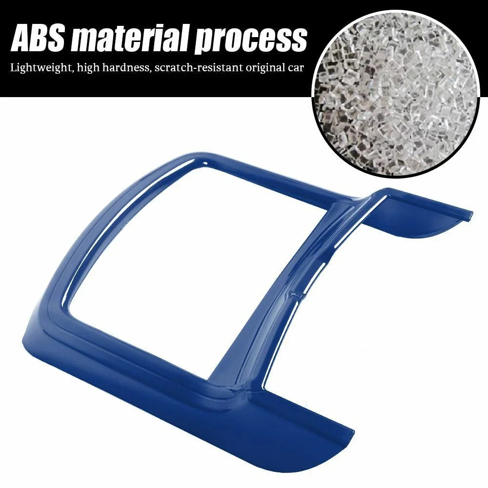 Central Holder Teledu + Console Trim Cover Inner Blue Panel Cup