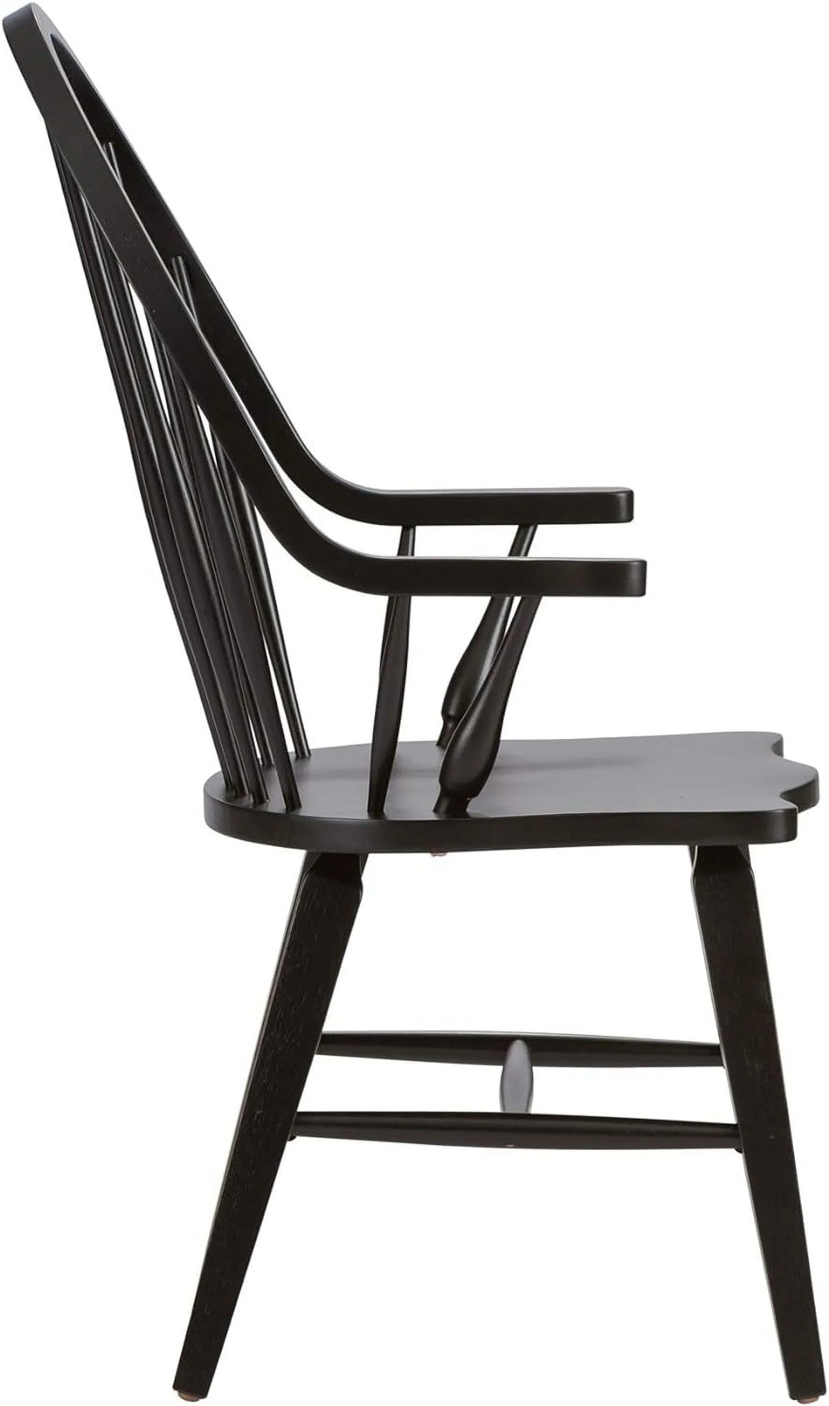 Black Chair, X Arm Back W25 H41, X D25 Windsor