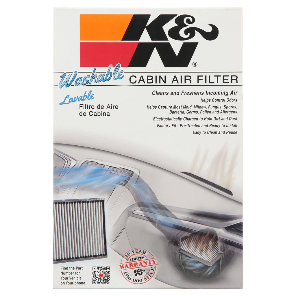 Reusable and Silverado, K&N Freshens Escalade, Avalanche, - Washable for 1999-2002 select: Incoming & Filter Cleans CHEVROLET Cabin your SILVERADO VF1000 Fits Yukon Air Sierra, Air