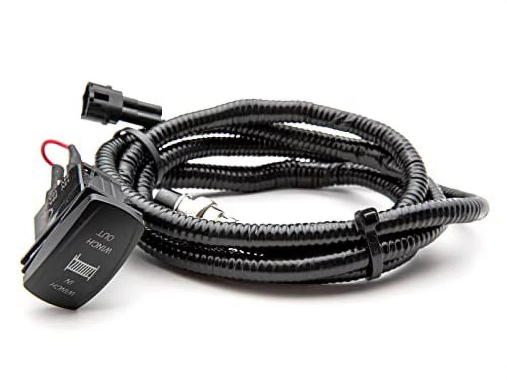 SuperATV Remote Foot Ratio|QWM-Y-RMAX-4500 LB Steel|166:1 Yamaha / 2 with 4500 Gear Wolverine Motor|Preassembled Wired|50 RMAX Winch 2021+ 4|Ready|Fit HP and Range|3/16" Compatible RMAX Winch|1.3