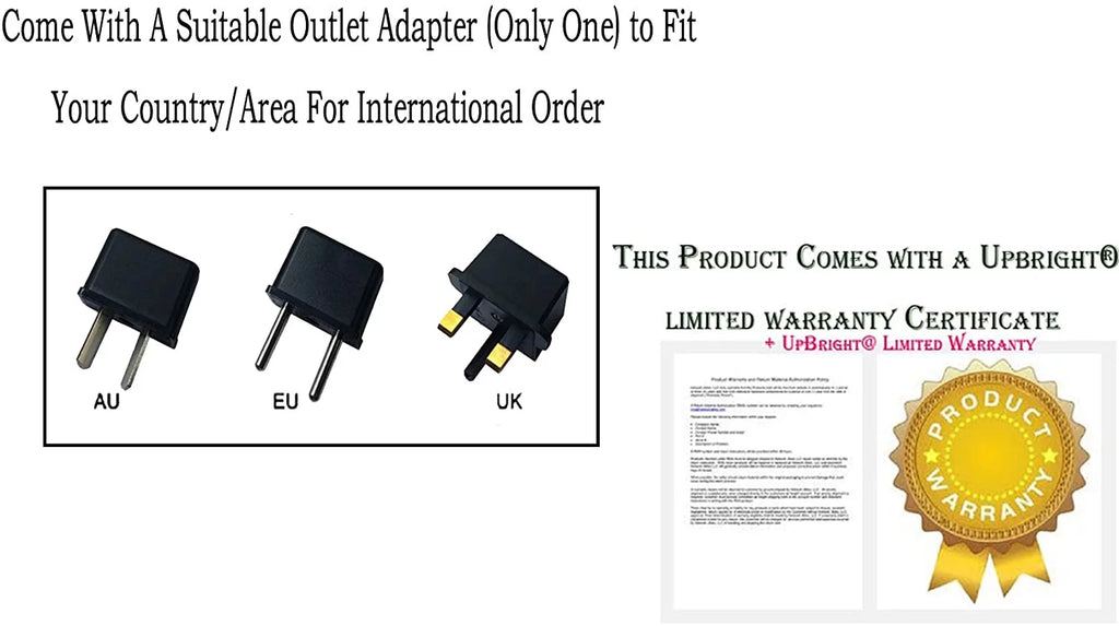 UPBRIGHT Cable speakers multimedia Power Mains 01D4301 Cord Adapter For AC Supply Charger New harman harmon-kardon PSU