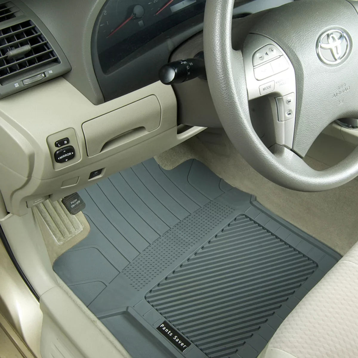 Mats Car Protection Fit Plastic,Gray for Custom 4 Floor 2018, All Heavy Weather Dodge vehicles, Duty Grand PantsSaver pc, Caravan Weather Resistant for