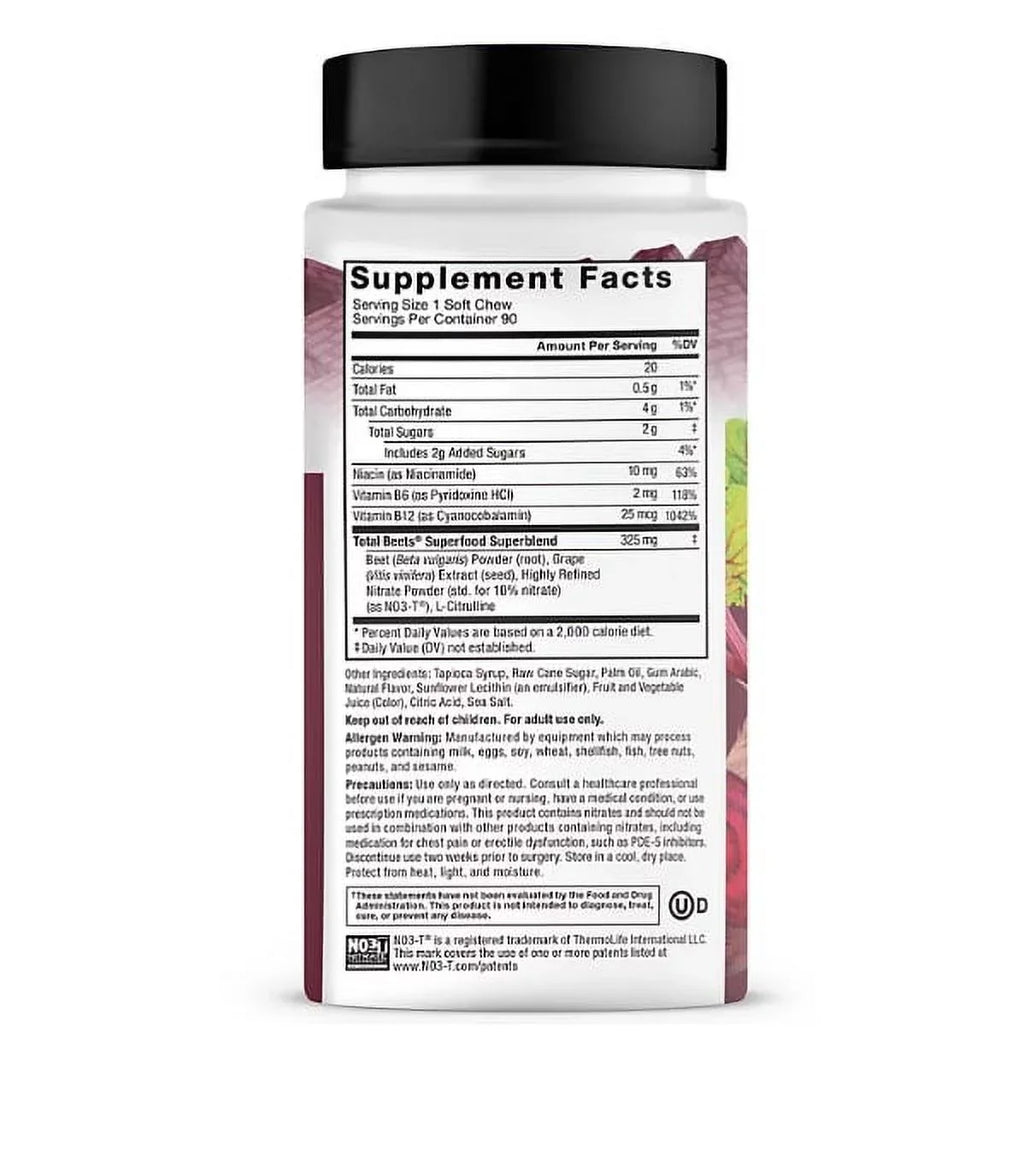 Acai Superfood (90 Berry Total Beet Root Force Soft Beets, Chews, ct.) Factor