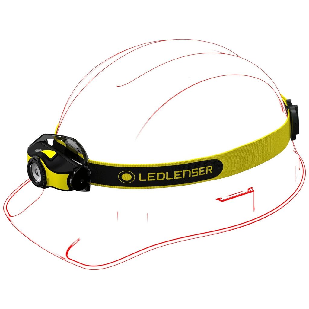 Batteries or High Power 400 Lightweight, LEDLENSER Alkaline Headlamp, Lumens, IH5R Rechargeable LED AA