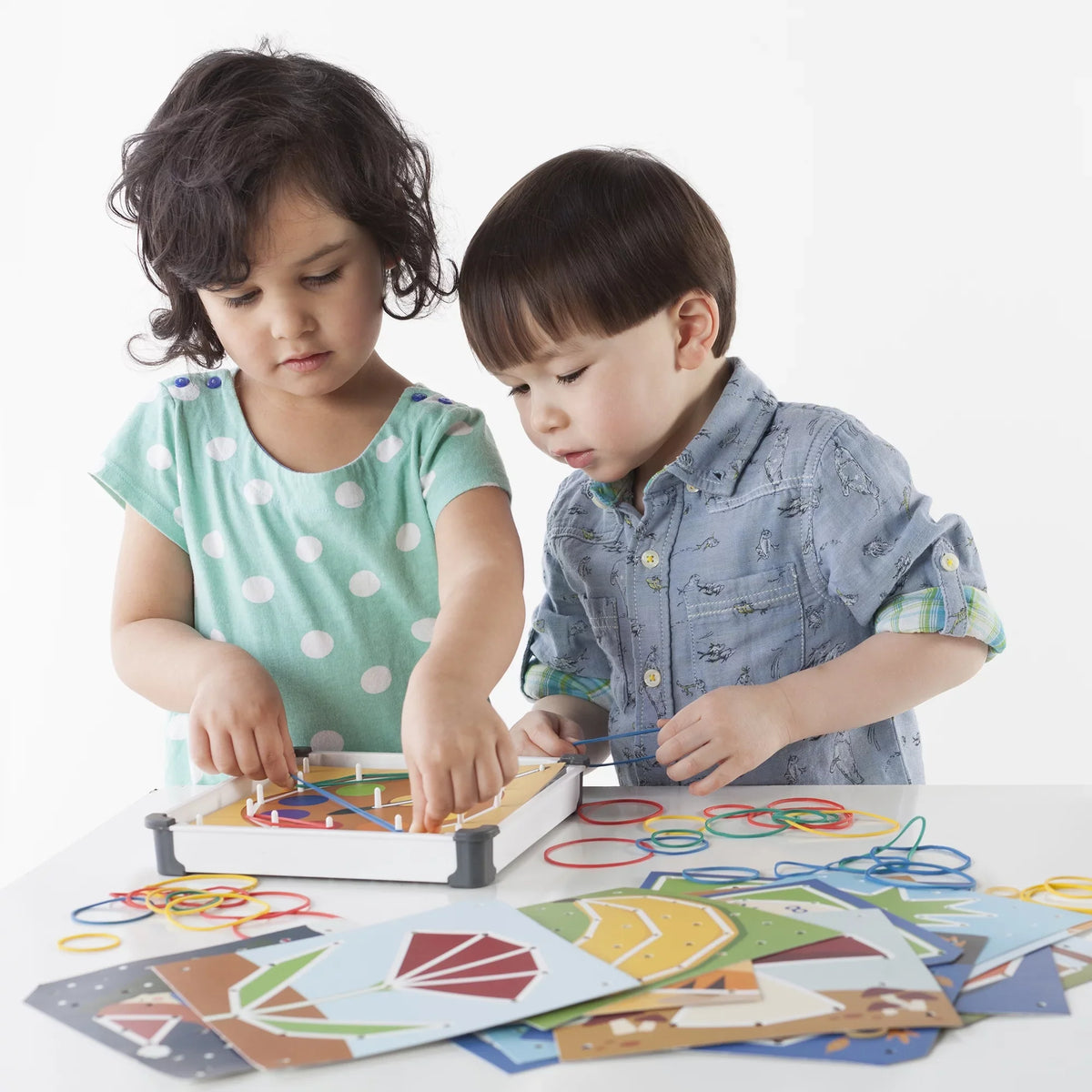 Guidecraft Action Geo Multicolour & Boards, Skill Set
