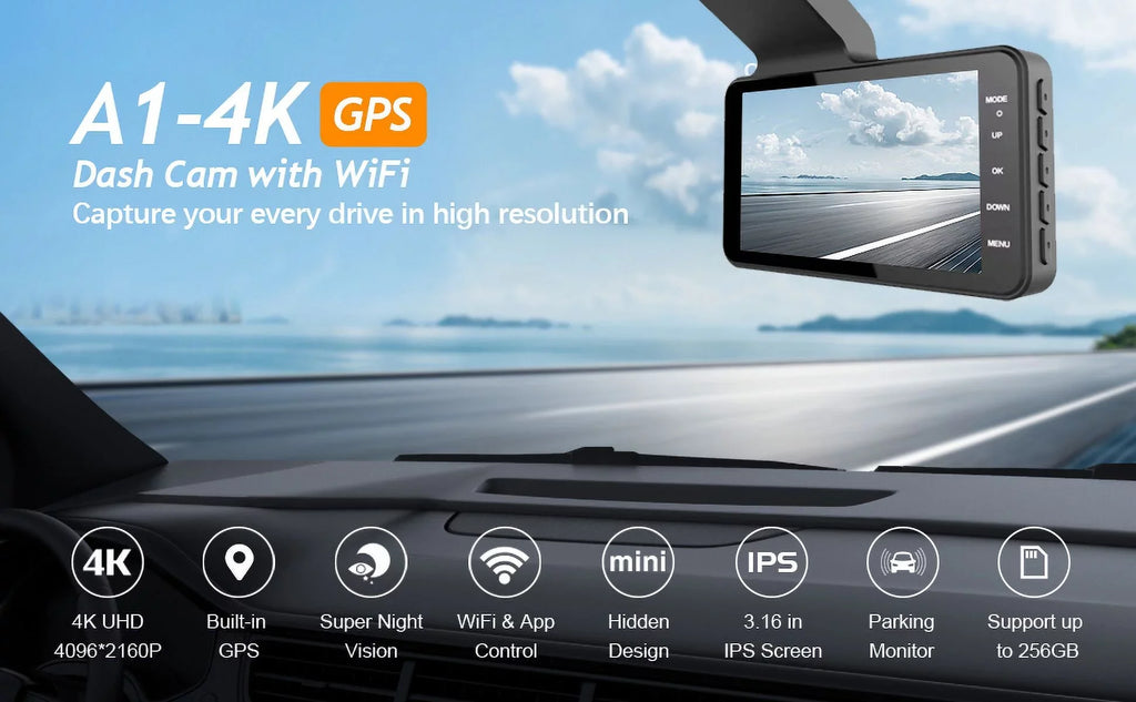 inch installation vision dash front HD and free recorder New night lens rear driving wholesale dual 4 camera