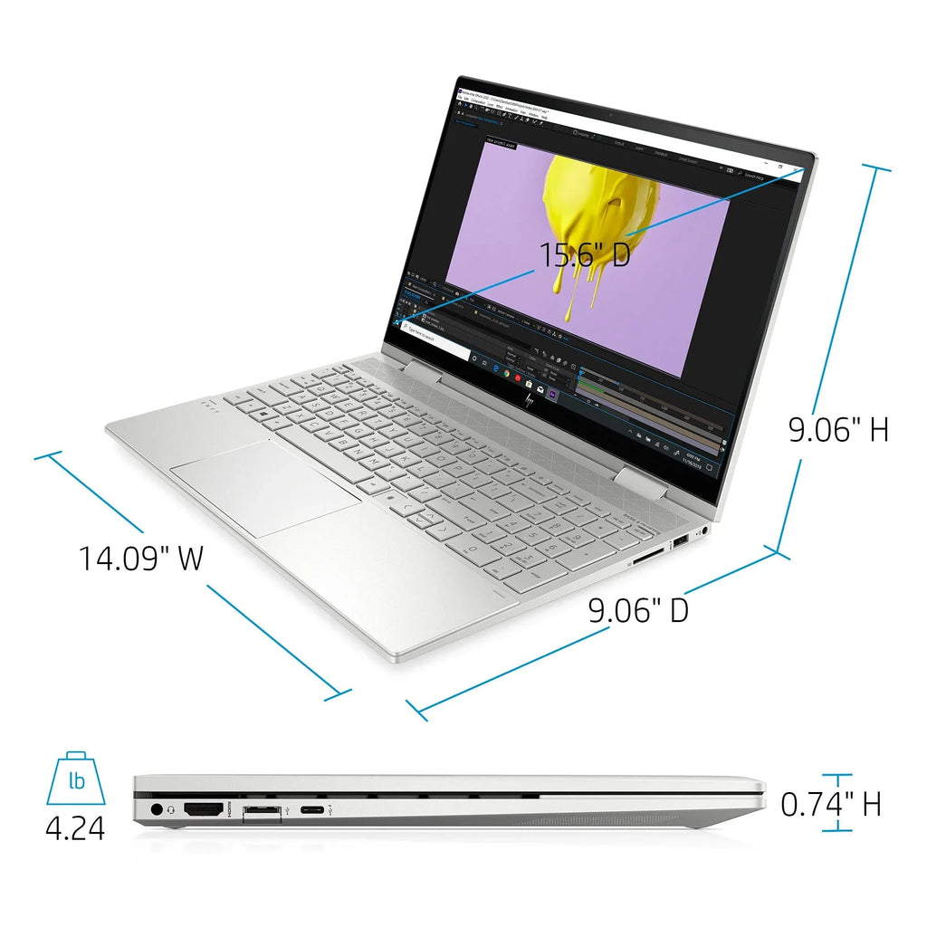FHD SSD USB Iris Envy w/ 2021 Gen WI-FI Pro HP Win Keyboard Backlit Graphics 2-in-1 1TB Laptop NVMe i5-1135G7 11th 15.6 Fingerprint 32GB 6 Touchscreen 10 32GB Xe DDR4 Intel inch