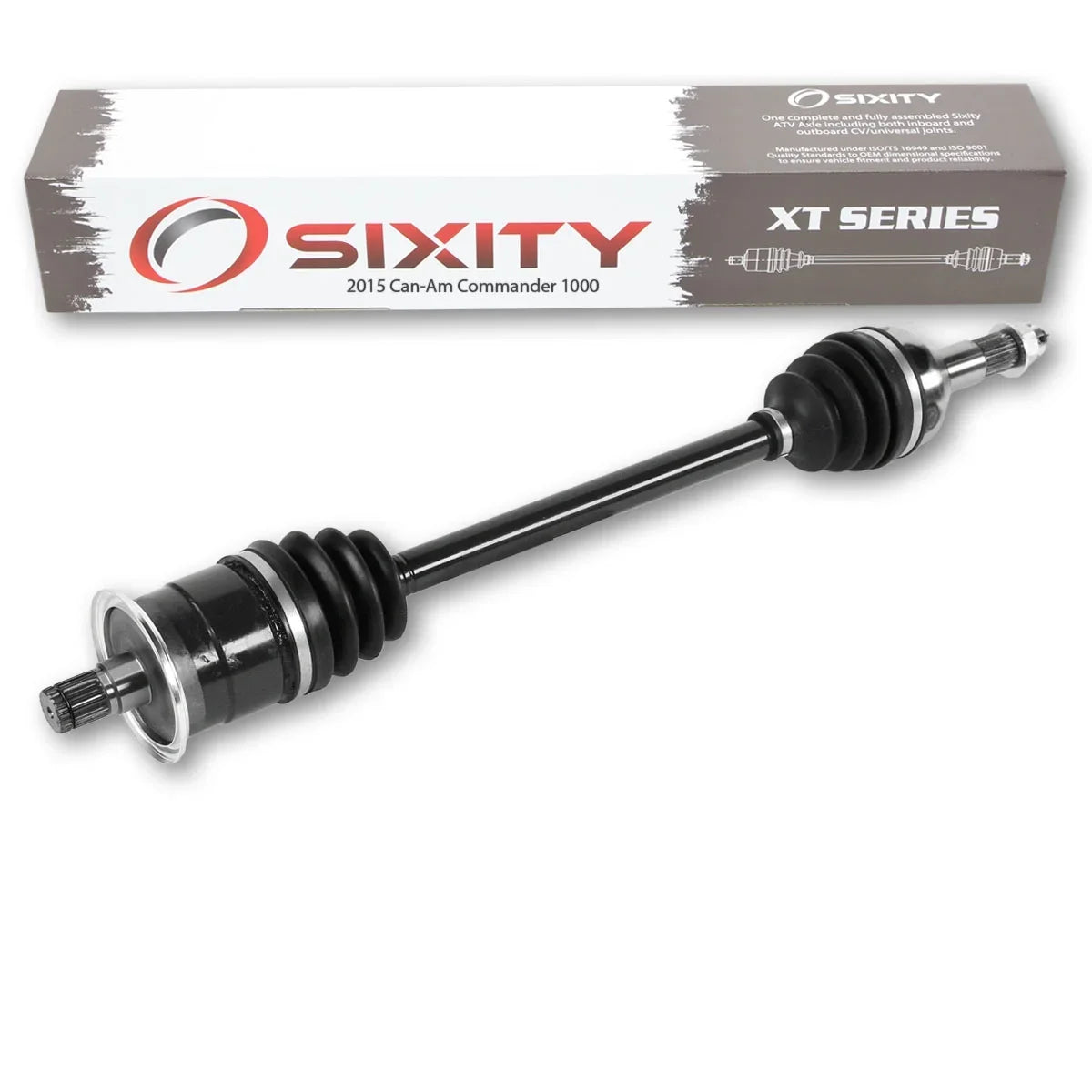 '- 2015 compatible XT DPS 1000 with Commander Right XT Sixity 1000 4X4 MAX Rear Axle Can-Am