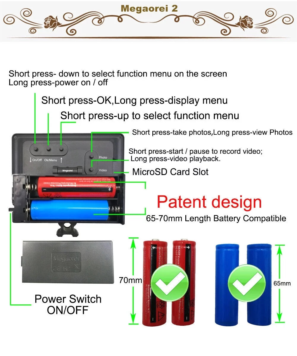 vision 32GB Paddsun device(including night Set Megaorei M2A car) MicroSD 2 infrared of