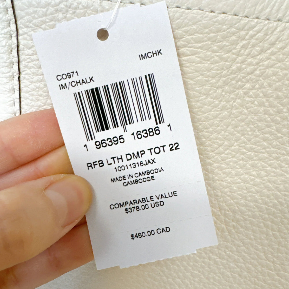 Chalk Coach 22 Tote IN CO971 Dempsey