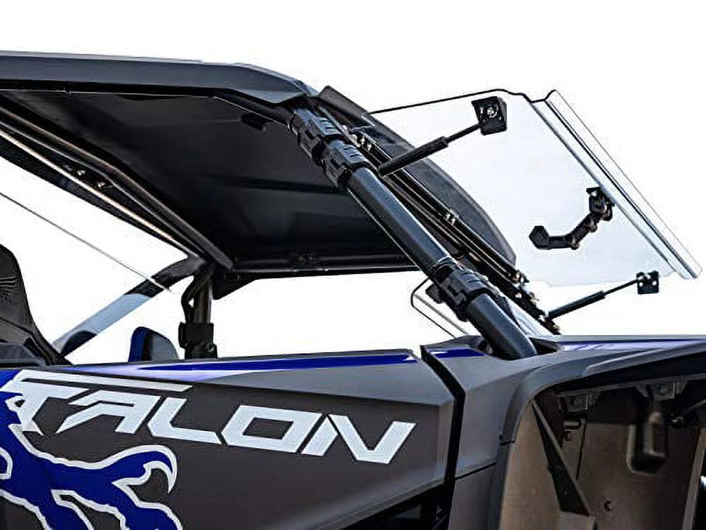 Year|Round Extreme for Flip SuperATV 3|in|1 Coated Windshield Riding|FWS-H-TAL-70 for 1000 Durability Hard | Scratch Designed Heavy Duty Talon Honda for | (2019+) Resistant