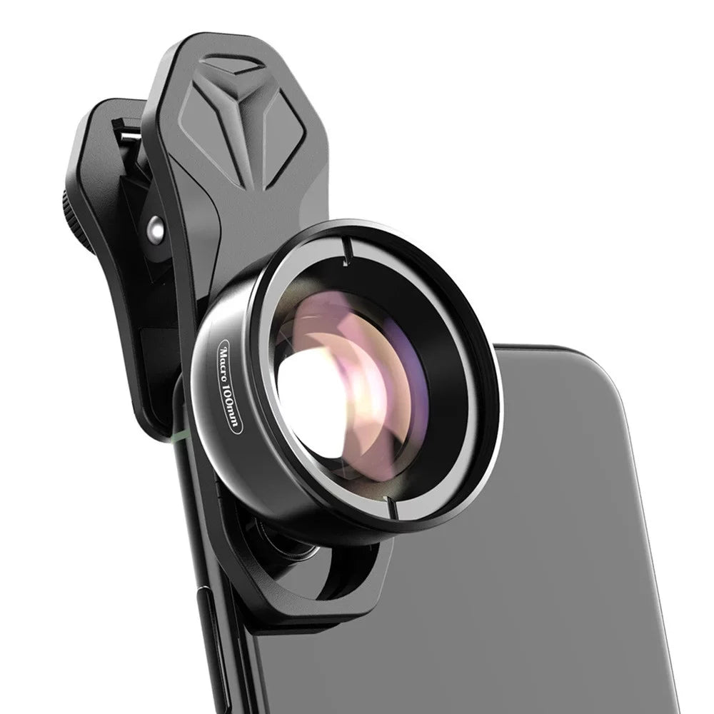 Detachable Alloy Camera Multi-Layer 4K Shooting Macro 40MM-70MM Clip Cellphone External Aluminum Lens Accessory Lens HD Distance Optical Coated
