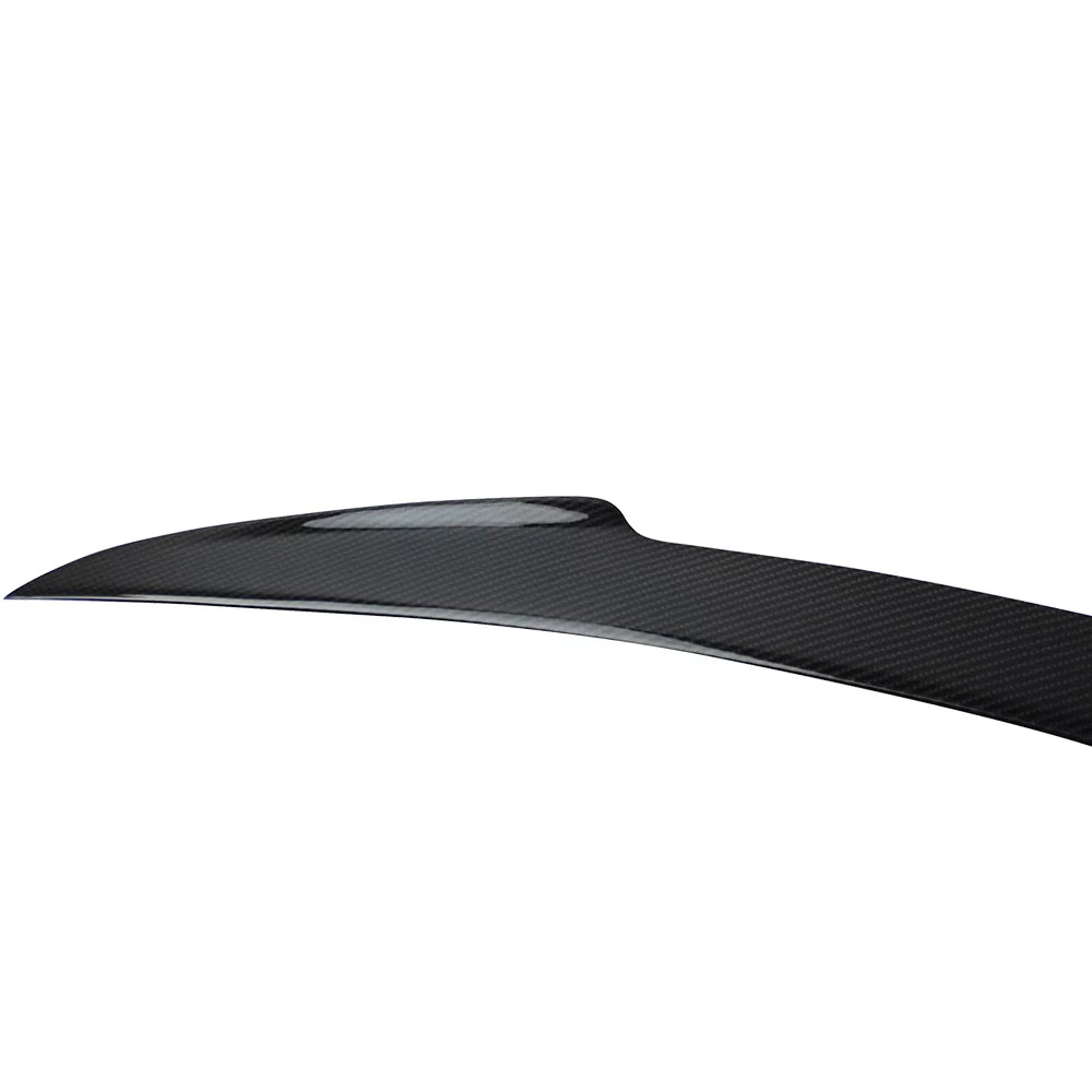 2013 2012 Compatible 2015 2014 2016 Ikon Motorsports Wing H Rear 2018 Style Spoiler Trunk Model 2017 S with Tesla - Fiber CF Carbon 12-23