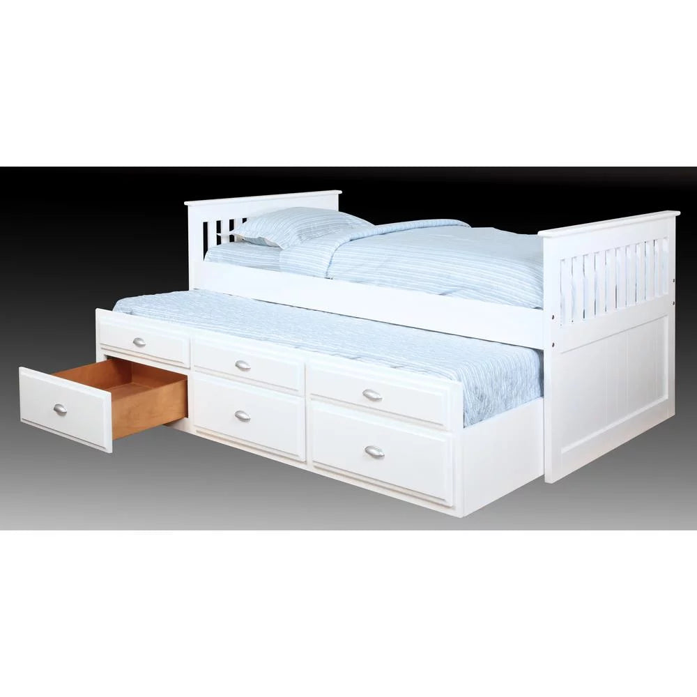 Bed- Bernards Captain'S Logans White