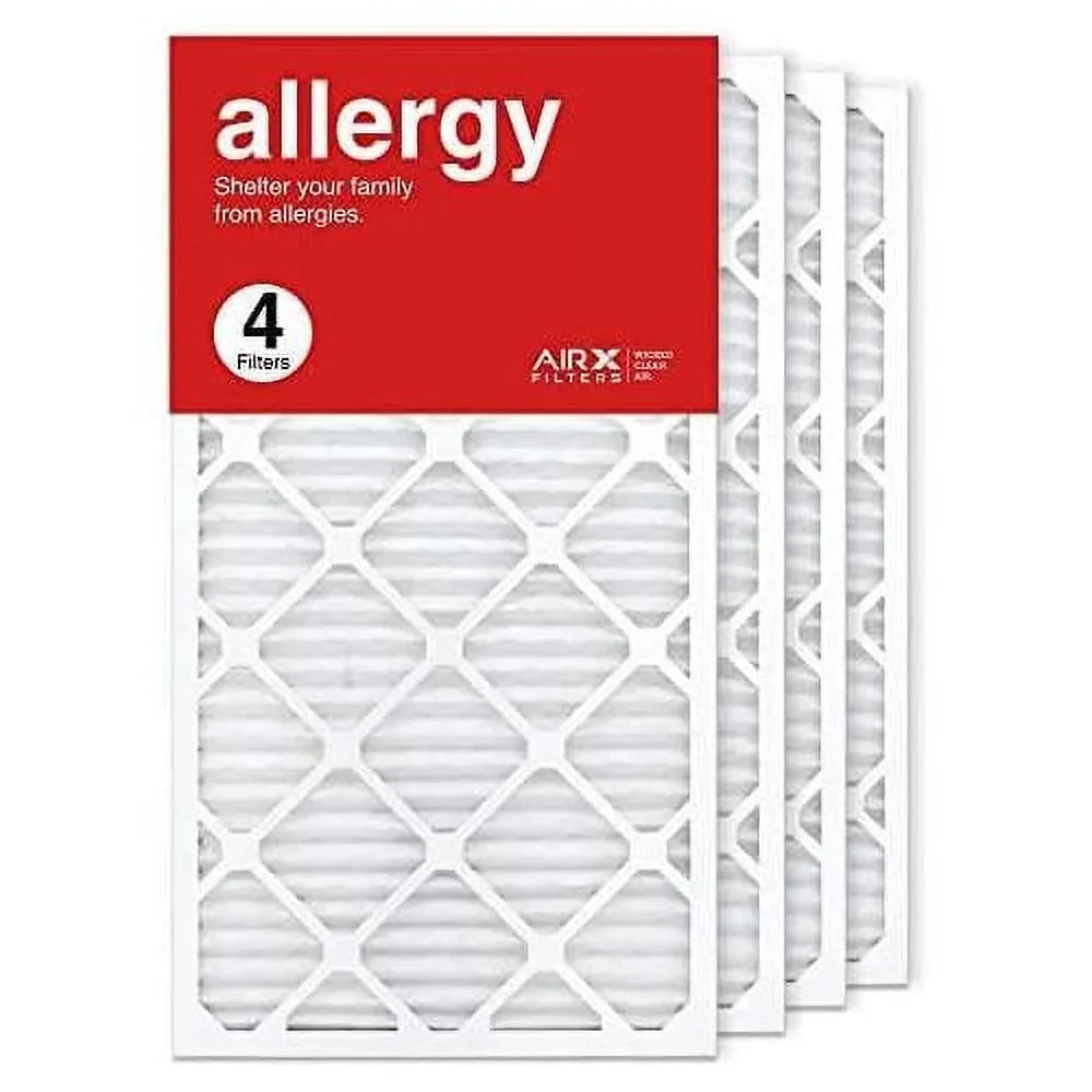 In Made HV Allergy Air Filter 4-Pk 11 Pleated MERV The Furne Filter, Air 16X30x1
