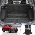 Mats) Rear Fuel Mat Back 2021 + Trunk Seat Honda 2017-2022 Weather TPE Cargo All Trunk Fit Mats Accessories Protector Liner Liner Backrest Cover CR-V (Trunk CRV