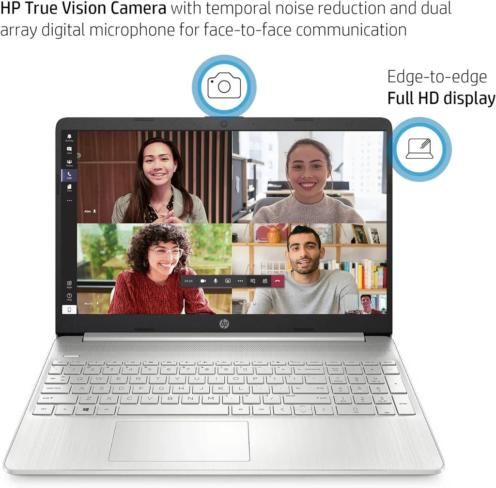 15 HD [Windows Graphic, (Beats SSD, 6, Business 15.6" Computer, 256GB Full Iris Numeric 11 Pro] Keypad, BT Laptop Intel i7-1065G7), RAM, Xe 4.2, 8GB HP PCIe i5-1135G7 4-core w/Accessories Wi-Fi