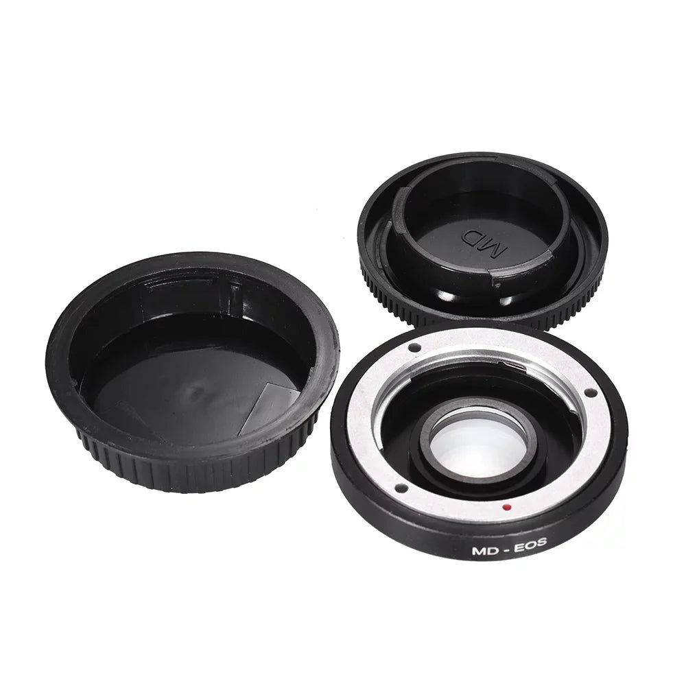 Camera, Lens, to with Mount Lens Minolta Corrective for EF Adapter MD Ring Compatible Canon with Lens Infinity Focus Allows