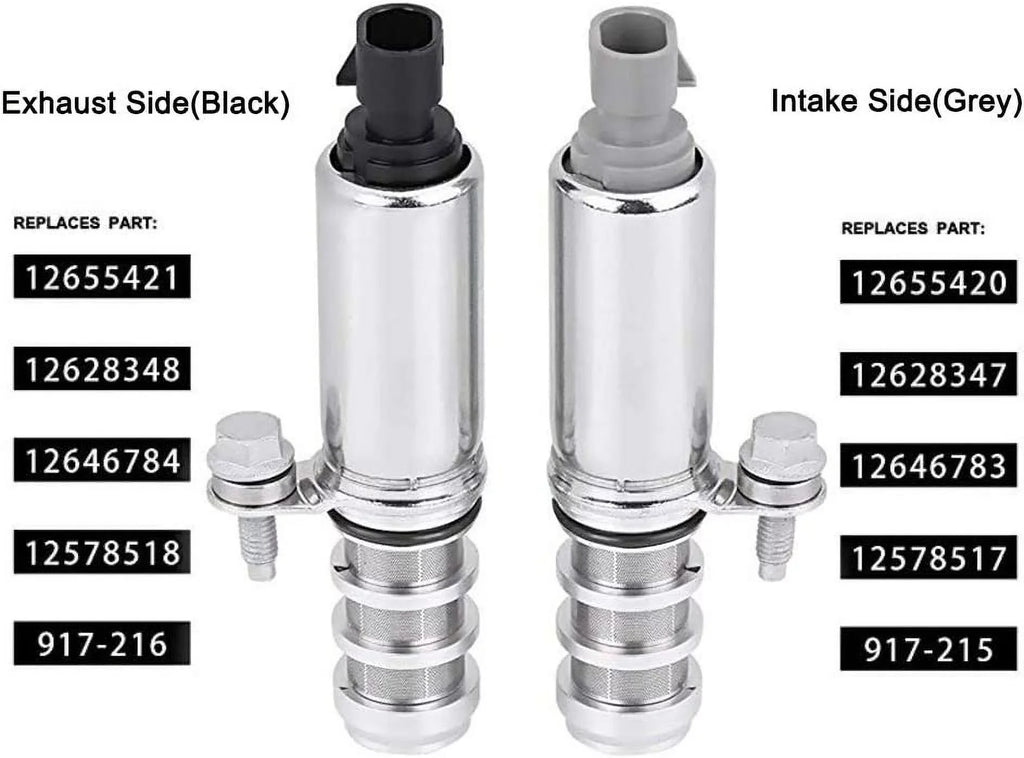 '+ 2.2L Intake Position GM Exhaust 2.4L For HHR Camshaft Solenoids Actuator 2.0L [2 12655420 Malibu 12655421 Buick Pcs] Pontiac Chevy