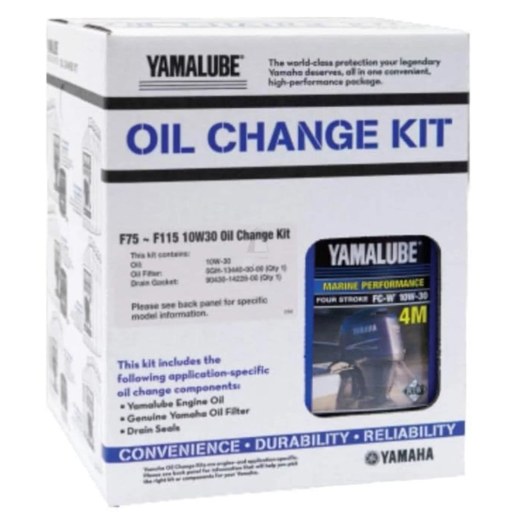 F75-F115 LUB-MRNMD-KT-11 Kit, New Change OEM 10W30 Oil Yamalube Yamaha