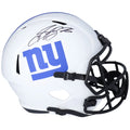 Speed Lunar Helmet Giants York Riddell Saquon Barkley Autographed Replica New