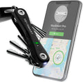 Trackable Key & Flashlight Smart w Pro Holder Key Compact Technology, Tile Bluetooth - EDC Key