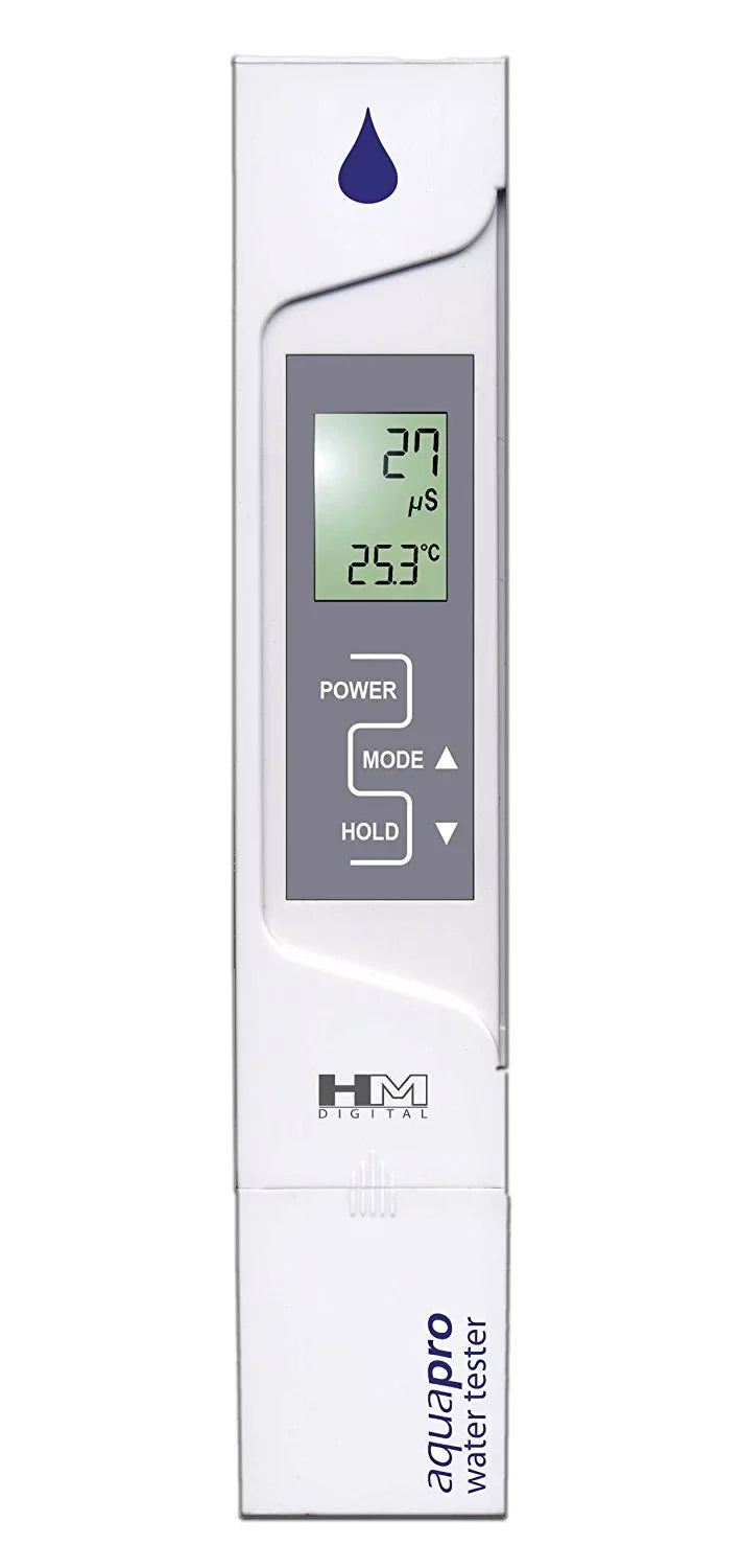 Readout 0-9999 Water Tester, µS Digital Conductivity Resolution, conductivity electrical Accuracy, Quality +/- Range, Measures AP-2 HM 1 2% Electrical AquaPro (EC).., µS By