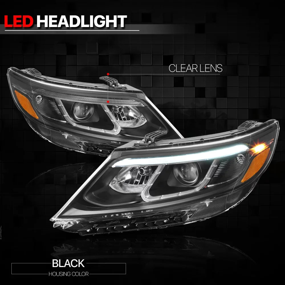 for Projector Housing Black Headlight Amber 14-15 Reflector EX/SX Sorento Kia