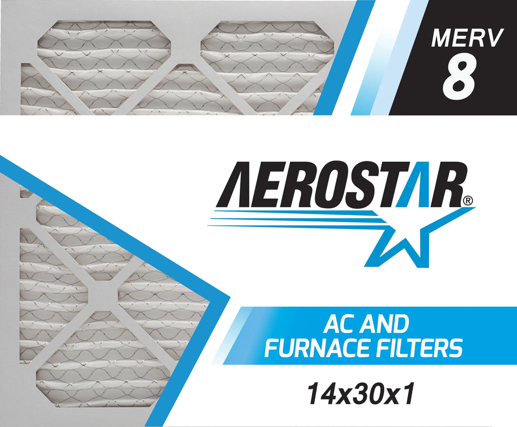 USA 14x30x1, of the 6, Made Aerostar Filter, Air 14x30x1 8, Pleated in Box MERV