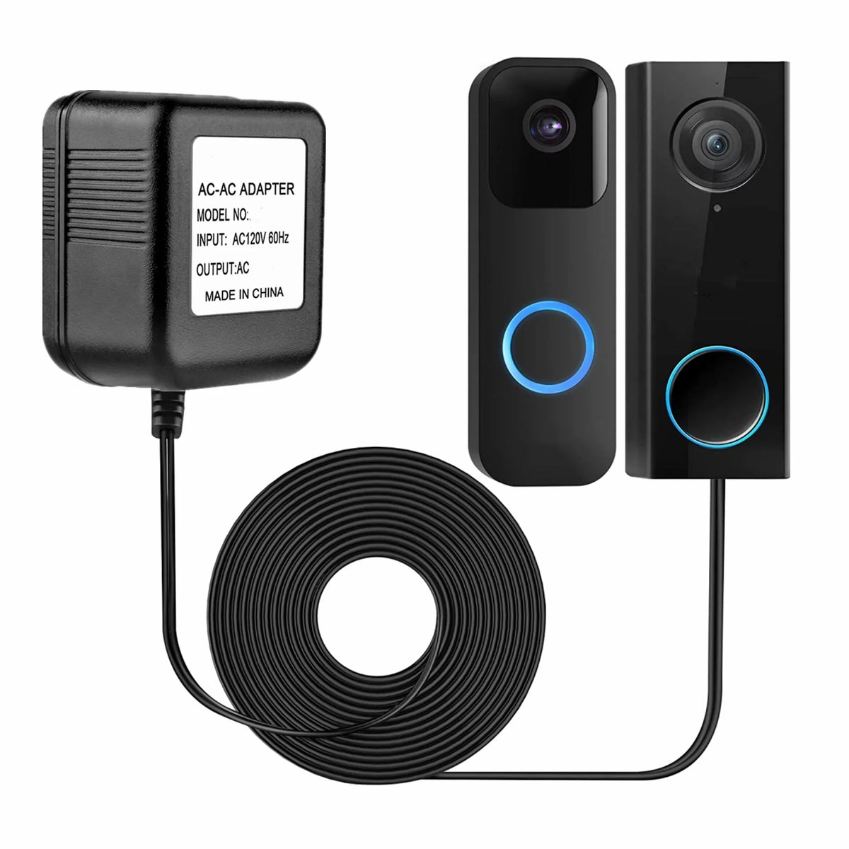 Adapter Doorbell Hello/Zmodo Compatible 18V AC-AC Replacement Power Plug Greet Nest ON Charger 8m/26ft FITE for