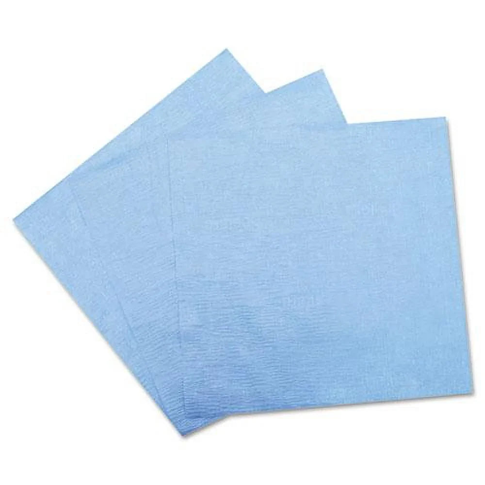 Cloths, Sontara X Ec Blue, 10 12, 100/Pack, 12 Engineered Packs/Carton