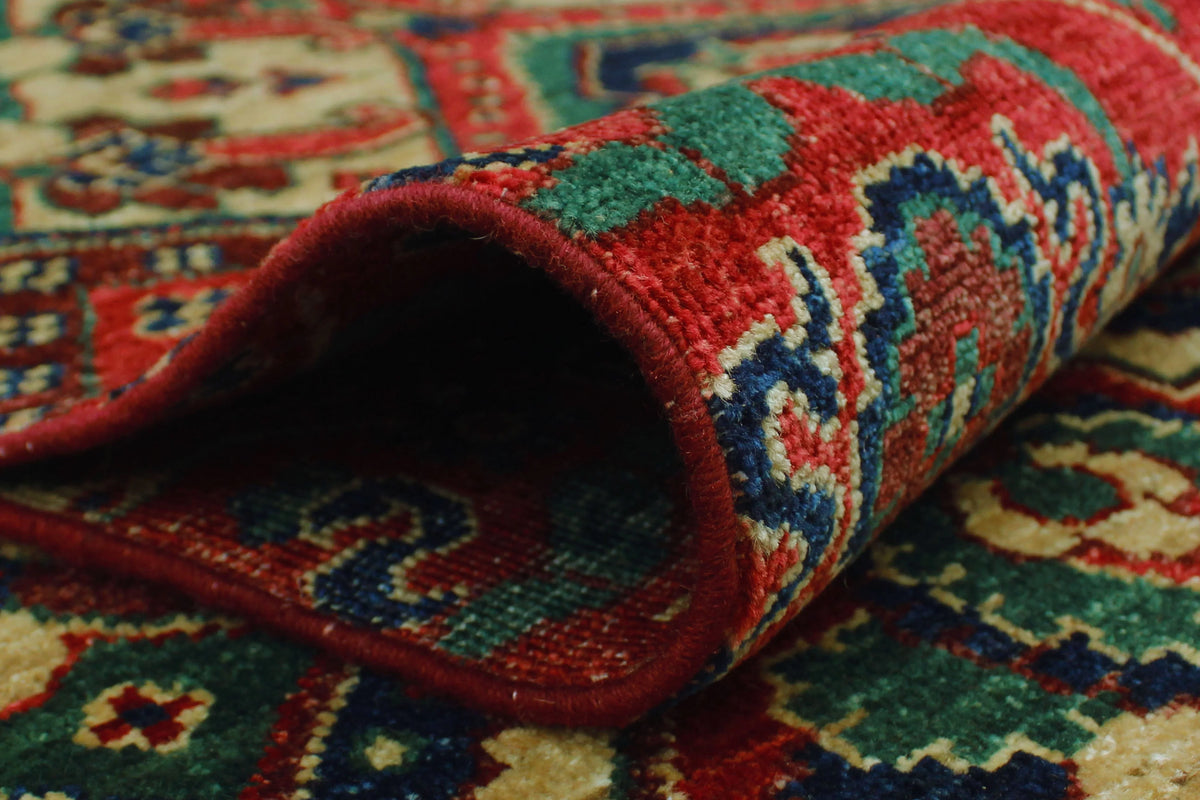 x 9'10" Aria Rug, Reggie 7'11" Red/Blue